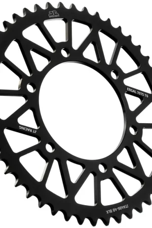 JT SPROCKETS - REAR RACELITE ALU 48T BLACK - Sprockets - 520 In De Mode